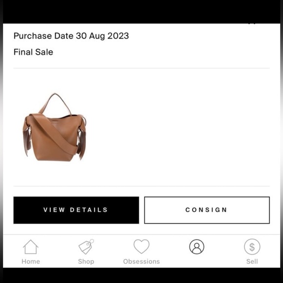 Acne Studios Musubi Mini Shoulder Bag - Picture 4 of 4